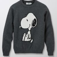 Pull Enfant Cyrillus X PEANUTS- Collection Snoopy gris SNOOPY